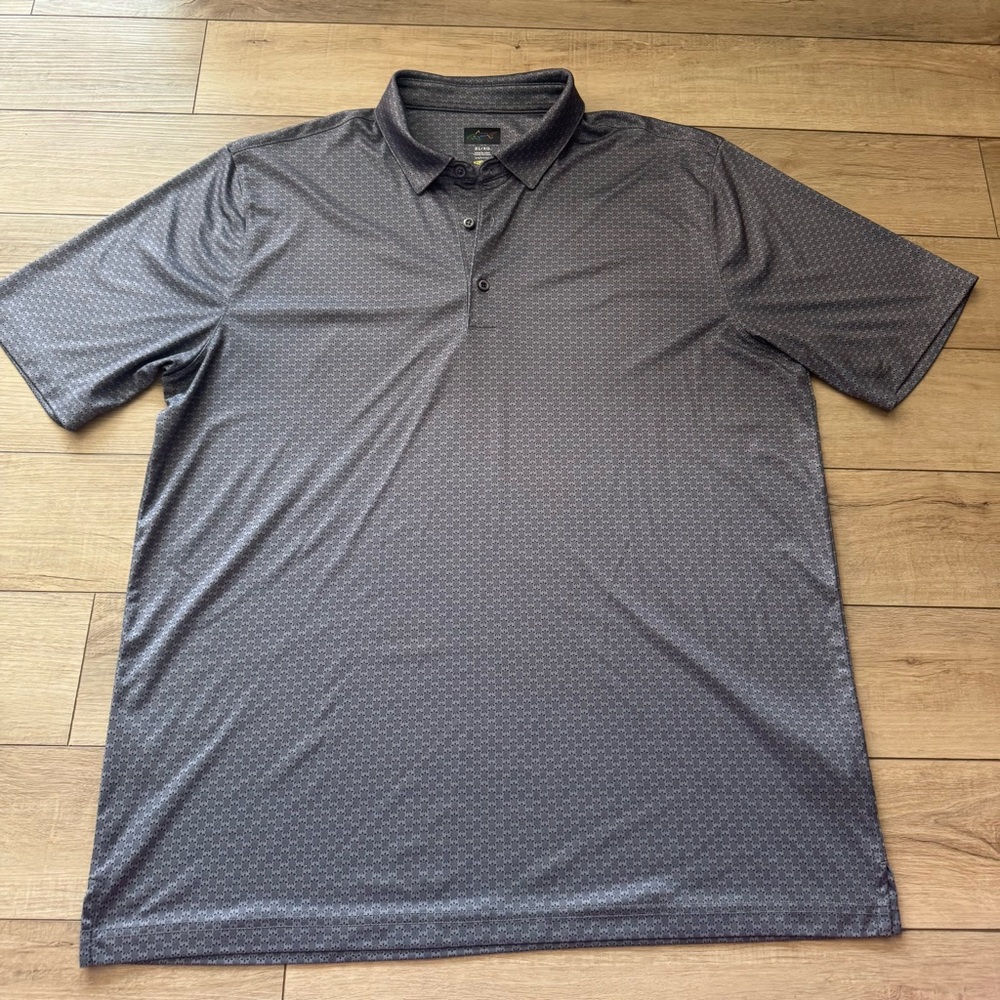 Greg Norman Collection Charcoal Polo Shirt